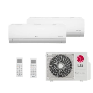 Ar Condicionado Bi Split LG 21000 BTUs (HW 09K+18K) Quente e Frio Inverter 220V R32 Z3UW21GFB1.AWGZBR1 Ar Condicionado Bi Split LG 21000 BTUs (HW 09K+18K) Quente e Frio Inverter 220V R32 Z3UW21GFB1.AWGZBR1