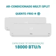 Ar Condicionado Bi Split Philco 18000 BTUs (HW 09K+12K) Quente e Frio Inverter 220V R32 PAC18QW