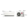 Ar Condicionado LG Dual Inverter AI Air 9000 BTUs Quente e Frio 220V S3-W090AKH0