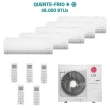 Ar Condicionado Penta Split LG 48000 BTUs (HW 3x09K + 1X12K + 1X24K) Quente e Frio Inverter 220V R410A A5UW48GFA1.AWGZBRZ