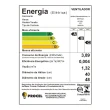 Ventilador de Mesa 174W 8 Pás 3 Velocidades Preto BVT481 110V